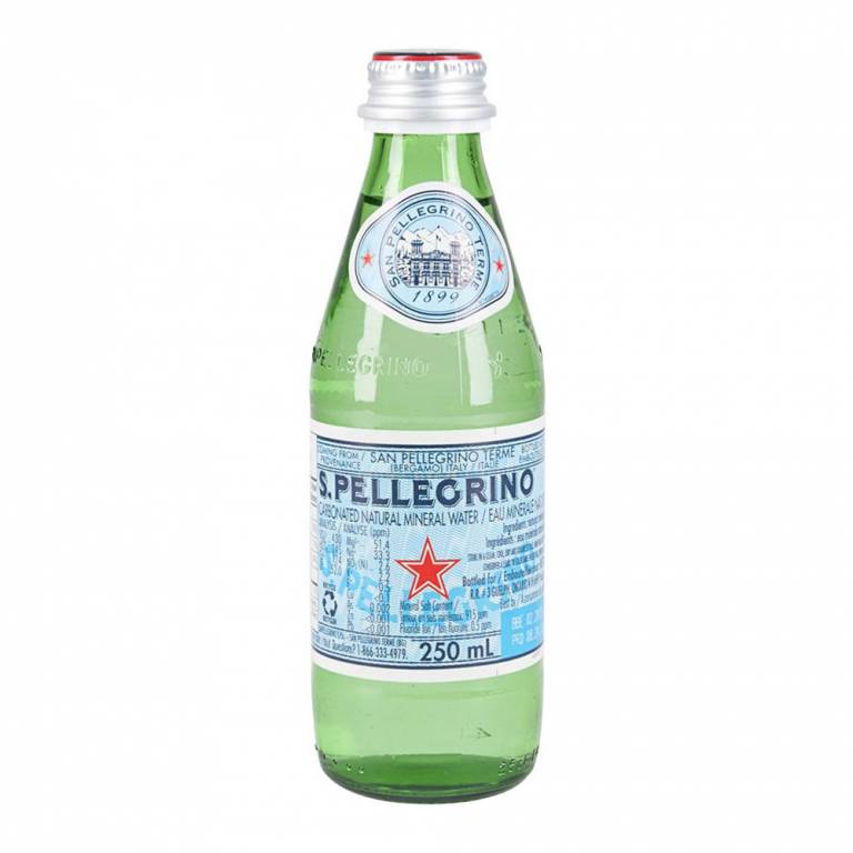 San Pellegrino Sparkling Mineral Water Glass 250ml My Food Service 2986